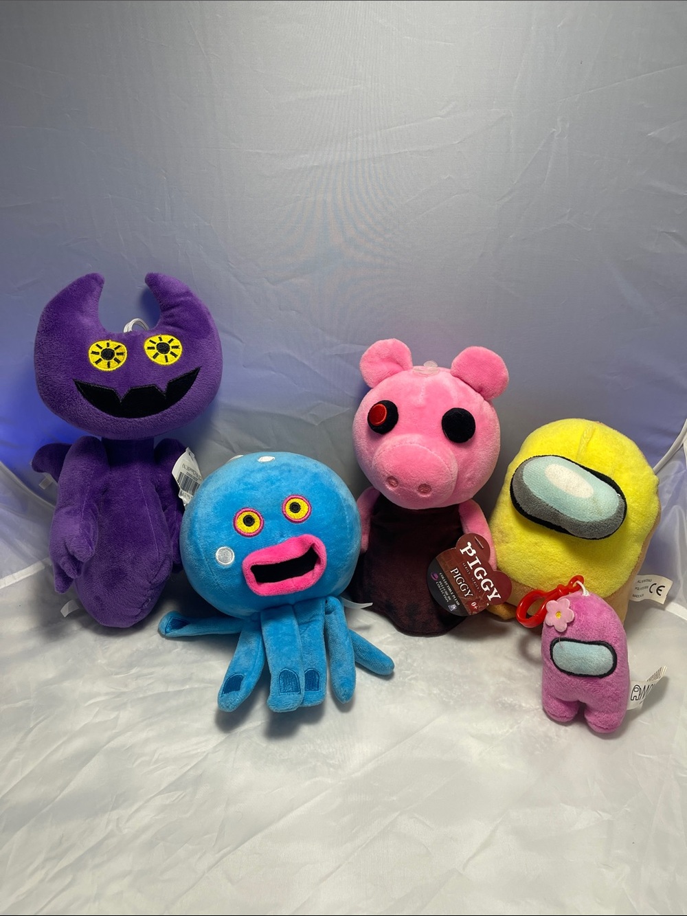 Plush set of 4-My Singing Monsters, Among Us, Piggy